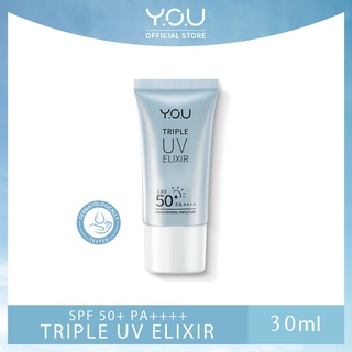 กันแดด Y.O.U Triple Uv Elixir Triple Defense Spf 50+++ 30 ml วาย.โอ.ยู ทริปเปิ้ล ยูวี เอลิกเซอร์