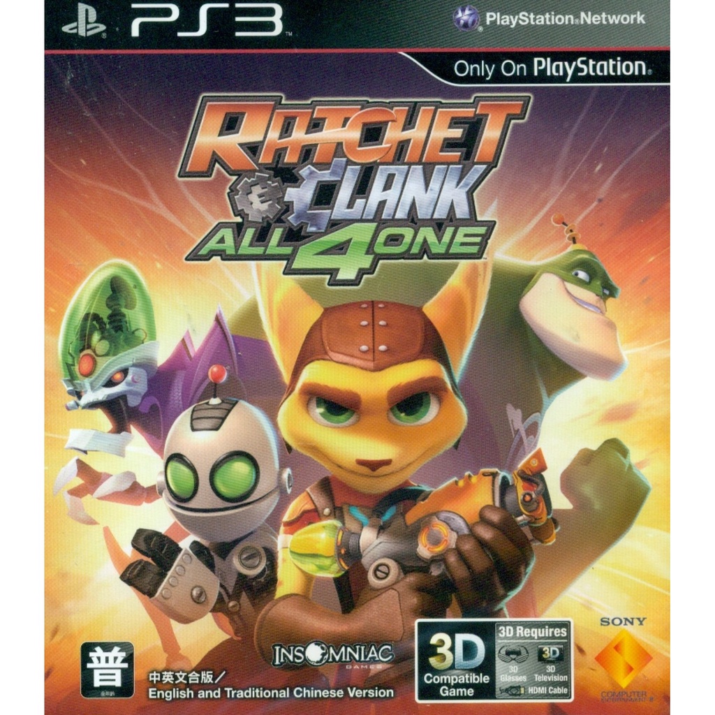 PS3 Ratchet &amp; Clank All 4 One (English) แผ่นเกมส์ ของแท้ มือ1 มือหนึ่ง ของใหม่ ในซีล
