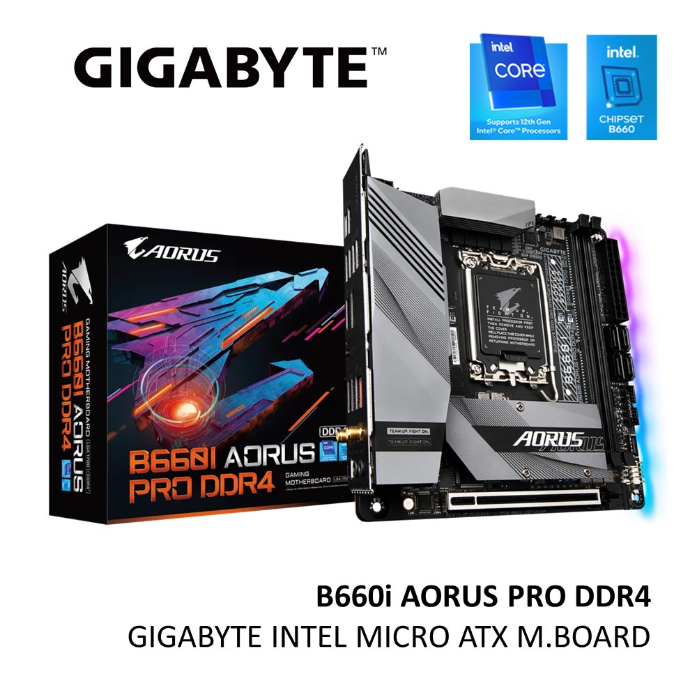 เมนบอร์ด GIGABYTE B660I AORUS PRO DDR4 LGA1700