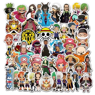 สติกเกอร์ไวนิล One Piece Luffy Series Graffiti Diy กันน้ำ 50 ชิ้น / ถุง