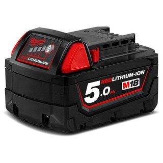 Milwaukee M18 B5 เเบตเตอร์รี่ 18โวลท์ ขนาด 5 เเอมป์-อาว M18™ B5 (5.0Ah Battery)