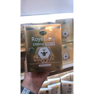 ของแท้100% Natures King Royal Jelly นมผึ้ง 1500 mg.180 เม็ด