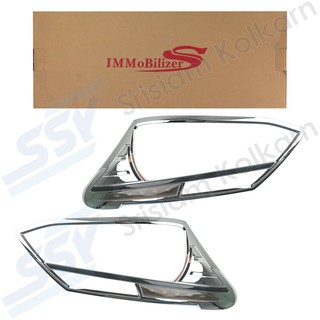 ฝาครอบไฟหน้าตบแต่ง DMAX12 นอก ชุบสีเทา ( DA1202A ) [48585286] ( 1 คู่ )