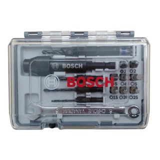 BOSCH (บ๊อช) ชุดดอกไขควงและดอกสว่าน รุ่น X-Line 20 pcs 2607002786