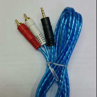 สาย RCA  1ออก 2 ใช้ต่อเข้าลำโพง คอมพิวเตอร์ เครื่องเสียง สายแท้จากบริษัท Pk