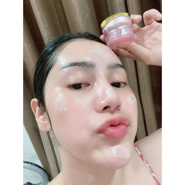 ครีมสโนไวท์ ครีมหน้าใส อาร์บูตินครีม ทาก่อนนอน ลดสิวฝ้า