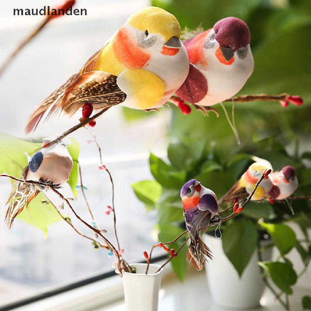 Ma นกพิราบปลอม ขนนกโฟมเทียม ขนาดเล็ก สําหรับตกแต่งสถานที่ งานแต่งงาน
