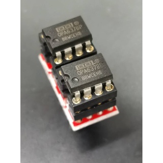 Single OP-AMP ออปแอมป์ OPA637BP ตัวถังพลาสติก ผลิตที่korea (ขายเป็นเซ็ต ออปแอมป์2ตัว+ตัวแปลง Singleเป็นDual)ของแท้