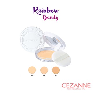 Cezanne UV Clear Face Powder SPF28 PA+++แป้งอัดแข็งไม่ผสมรองพื้น เนื้อแป้งผสมชิมเมอร์เนียน