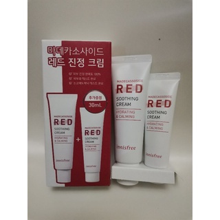 Innisfree Truecare Madecassoside Red Soothing Cream 50ml Setพิเศษแถมขนาด 30 ml