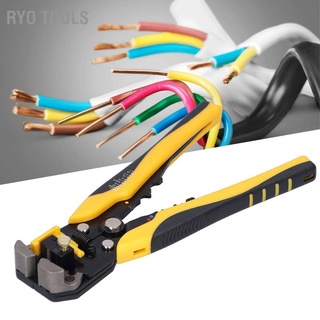 Ryo คีมปอกสายไฟ เครื่องมือ 3 in 1 0.2‑6.0 มม² 10‑24AWG HS‑D2