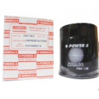 POWER-S ไส้กรองนํ้ามันเครื่อง ISUZU D-MAX , CHEVROLET COLORADO ปี 2003 - 2005 ลูกสั้น 4JA1 , 4JH1 2.5 ,3.0 (PSO-136A-S)