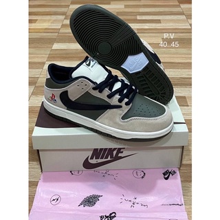 Nike SB Dunk Low Pro Play Station Travis Scott (size40-45)Gray