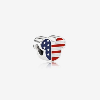 [พร้อมส่ง สินค้าแท้ 💯] Pandora Disney Mickey USA Flag Charm