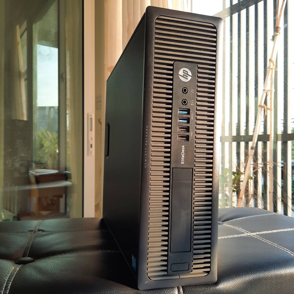 คอมพิวเตอร์มือสอง HP ELITEDESK CPU Intel Core i5 Gen4  คอมมือสองลงโปรแกรมพร้อมใช้งาน ออกใบกำกับภาษีไ