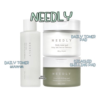 (พร้อมส่ง) โทนเนอร์ NEEDLY Daily Toner Pad / Daily Toner แบบขวด / Cicachid Chilling Pad