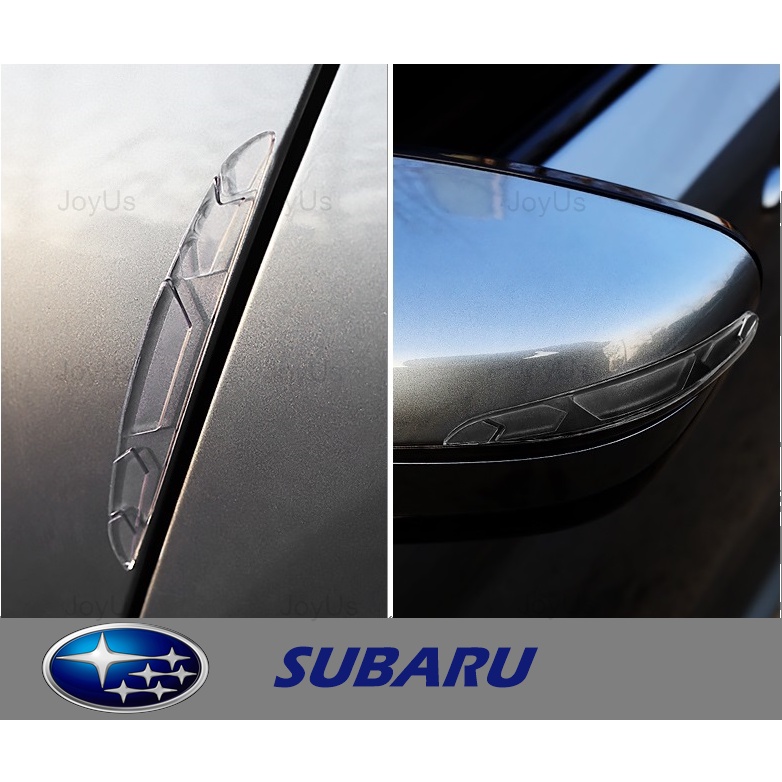 Subaru Forester XV กระจกมองข้าง ป้องกันรอยขีดข่วน สีโปร่งใส สําหรับประตูรถยนต์ 4 ชิ้น
