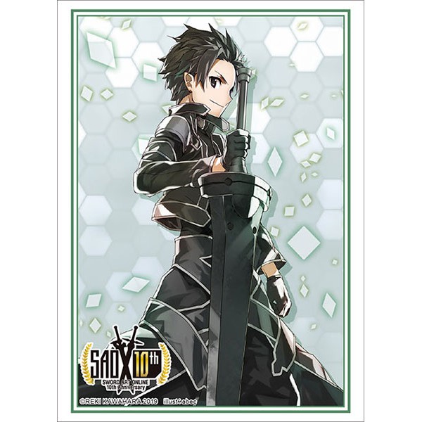 Bushiroad Sleeve Collection HG Dengeki Bunko Sword Art Online 10th Anniversary Key Visual Kirito (ALO) - ซองใส่การ์ด