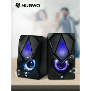 NUBWO SCREECH Stereo Gaming Speaker ลำโพงคอมพิวเตอร์