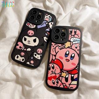 เคสโทรศัพท์มือถือ ซิลิโคนนิ่ม ป้องกันกล้อง ลายการ์ตูนคุโรมิ เคอร์บี้น่ารัก สําหรับ Xiaomi Poco M4 Pro X4 NFC F4 Redmi Note 11 Pro+ Note 9T 9 8 7 Pro Note 7S