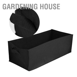 Gardening House กระเป๋าผ้าปลูกสตรอเบอร์รี่ สําหรับตกแต่งสวน ระเบียง หน้าต่าง