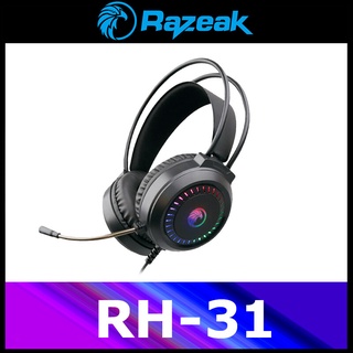 Razeak RH-31 หูฟังเกมมิ่งเกียร์ Headset Gaming 7.1 Surround sound LED Light stereo