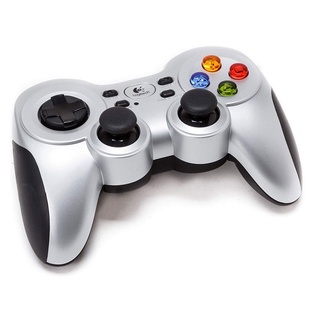 จอยไร้สาย Logitech F710 Wireless Gaming Controller. สีเงิน (รับประกันศูนย์ SYNNEX )