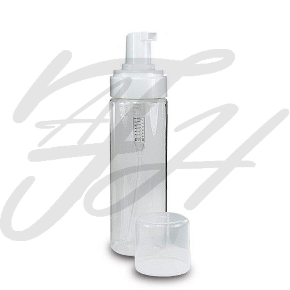 Tattoo Foam Bottle 200ML ขวดปั๊มโฟมสีใส 200ML/6.76OZ ขวดปั๊มสบู่โฟมสำหรับสบู่ฆ่าเชื้อ-น้ำยาเช็ดแผลขณะทำการสัก ขนาด
