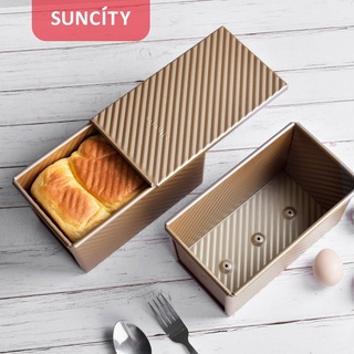 พร้อมส่ง พิมพ์โทสต์ พิมพ์ขนมปัง ทรงยาว สีทอง แบรนด์ SunCity ขนาด 450 กรัม