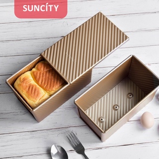 พร้อมส่ง พิมพ์โทสต์ พิมพ์ขนมปัง ทรงยาว สีทอง แบรนด์ SunCity ขนาด 450 กรัม