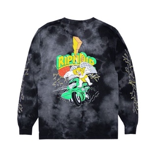 SLUM LTD - RIPNDIP Power Nerm Long Sleeve Black Lightning Wash