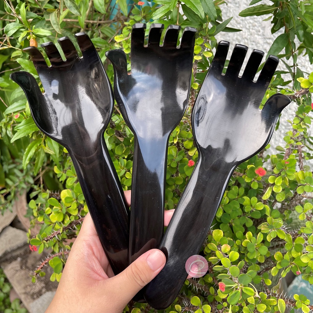 พร้อมส่ง🌿 มือเกาหลังเขาควาย🐃 ไม้เกาหลัง กัวซาเขาควาย เกาสบายเหมือนใช้มือจริง - รูปที่ 6