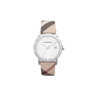 โปรโมชั่น : Burberry นาฬิกาข้อมือผู้หญิง Heritage Nova Check Beige รุ่น BU9022