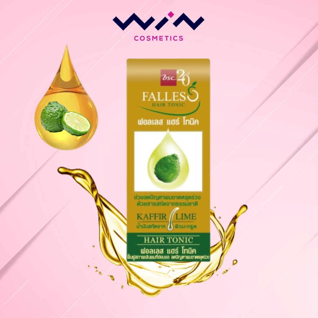 FALLES Hair Tonic แฮร์โทนิค ฟอลเลส ลดปัญหาผมขาดหลุดร่วง 90 มล. 1 ขวด