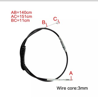 สายครัช ฮาร์เล่ย์ 140 ซ ม.140 160 180CM Cluth cable HD 883 1200 XR 1200 hd 48 ยาว 140 ราคาดี สายครัช ฮาร์เล่ย์