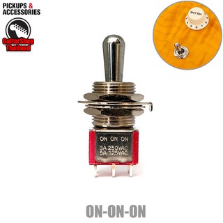 Guitar 3-Way Toggle Switch ON-ON-ON 6-Pin