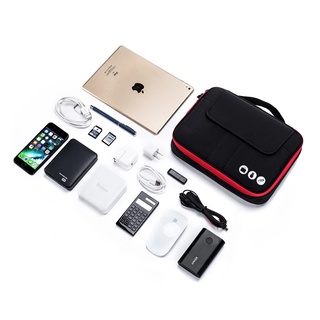 กระเป๋าเก็บสายเคเบิ้ล USB แบบพกพา Portable Travel Digital Electronic Accessories Case Cable USB Charger Storage Bag ที่เ