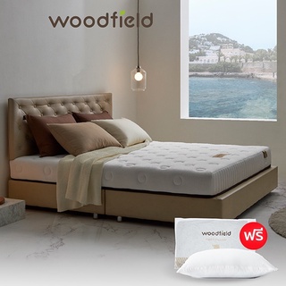 Woodfield ที่นอนยางพาราไฮบริด รุ่น E-Hybrid S (สเปคแน่น) หนา 9 นิ้ว *ฟรี หมอนหนุนสุขภาพ ส่งฟรี