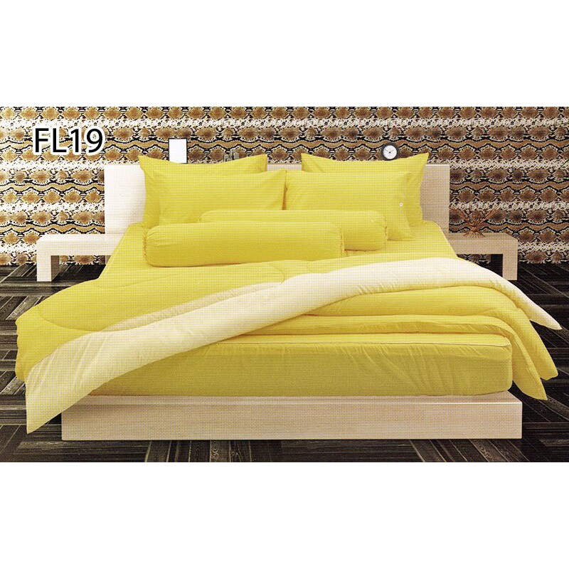 Fair Lady ผ้าปูที่นอน ขนาด 3.5/5/6 ฟุต (ไม่รวมนวม) Fair Lady พิมพ์ลาย FL19