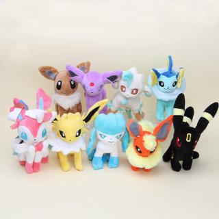 9 สไตล์ 20ซม. ตุ๊กตา pokemon eevee ของเล่นสําหรับเด็ก