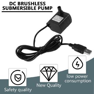 ปั๊มน้ํา dc 3 . 5-9 v 3 w brushless dc usb สําหรับตู้ปลา