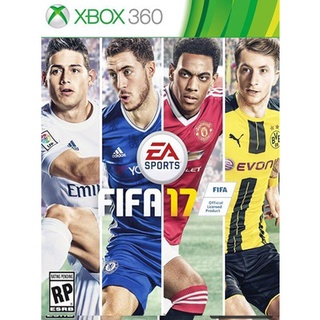 FIFA17 xbox360 [Region Free] แผ่นเกมส์Xbox360 แผ่นไรท์เล่นกับเครื่องที่แปลงแล้ว