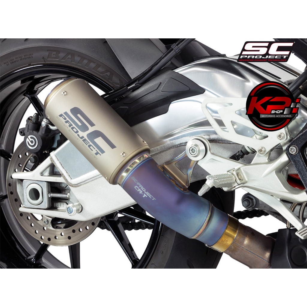 ท่อ SC PROJECT CR-T TITANIUM FOR BMW S1000RR