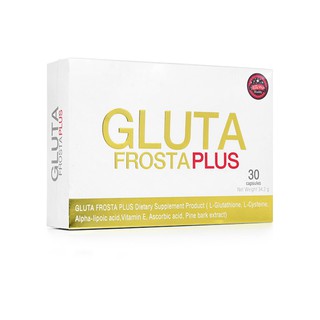 Gluta Frosta Plus กลูต้า ฟรอสต้า พลัส [30 แคปซูล] อาหารเสริม ผิวขาว รักษาสิว สูตรเข้มข้น