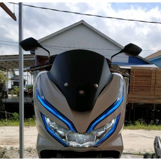 สติกเกอร์คิ้ว PCX แบบเรียบ ด้านบน และล่าง สําหรับ PCX 150 160