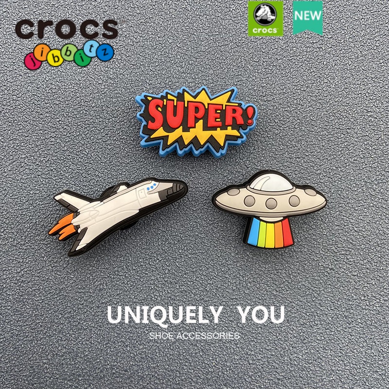 Jibbitz crocs charms ใหม่ ตัวติดรองเท้า ลายการ์ตูน แฟชั่น อุปกรณ์เสริม สําหรับตกแต่งเครื่องบิน จิ๊บบิท ตัวติดรองเท้า crocs