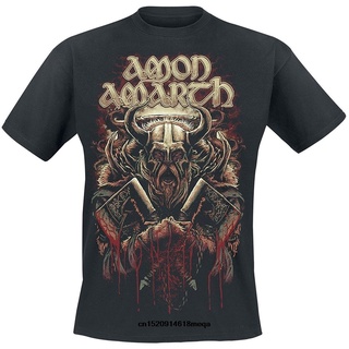 เสื้อยืดผ้าฝ้าย พร้อมส่ง เสื้อยืด ผ้าฝ้าย พิมพ์ลาย Amon Amarth Iking คุณภาพสูง หลากสี แฟชั่นฤดูร้อน สําหรับผู้ชาย