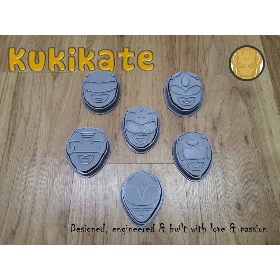 ที่ตัดคุกกี้ ชุด Power Rangers