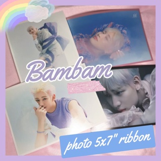 BAMBAM ribbon รูป 5x7 นิ้ว แบมแบม got7 kpop