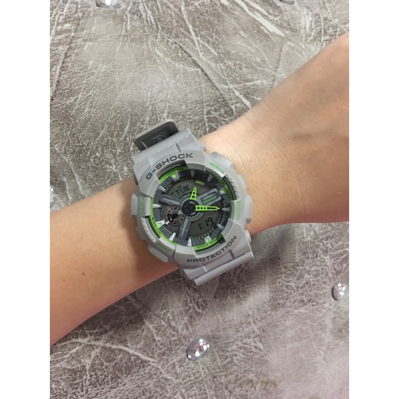 นาฬิกา Casio G-shock ของแท้ สีเทาเขียว